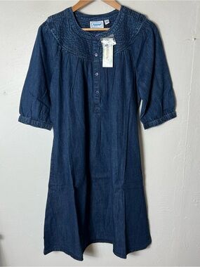 NWT National Brand Denim Dress Medium Petite
